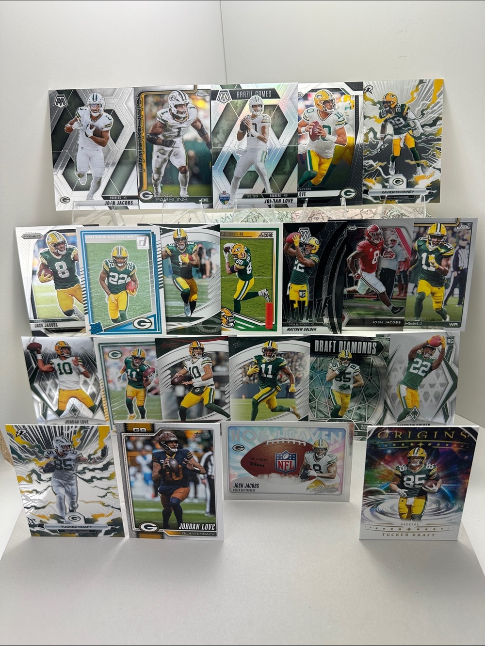 Jordan Love/Jacobs/Parsons w/ 3 Golden Rookies & Tucker CraftPackers lot of 22